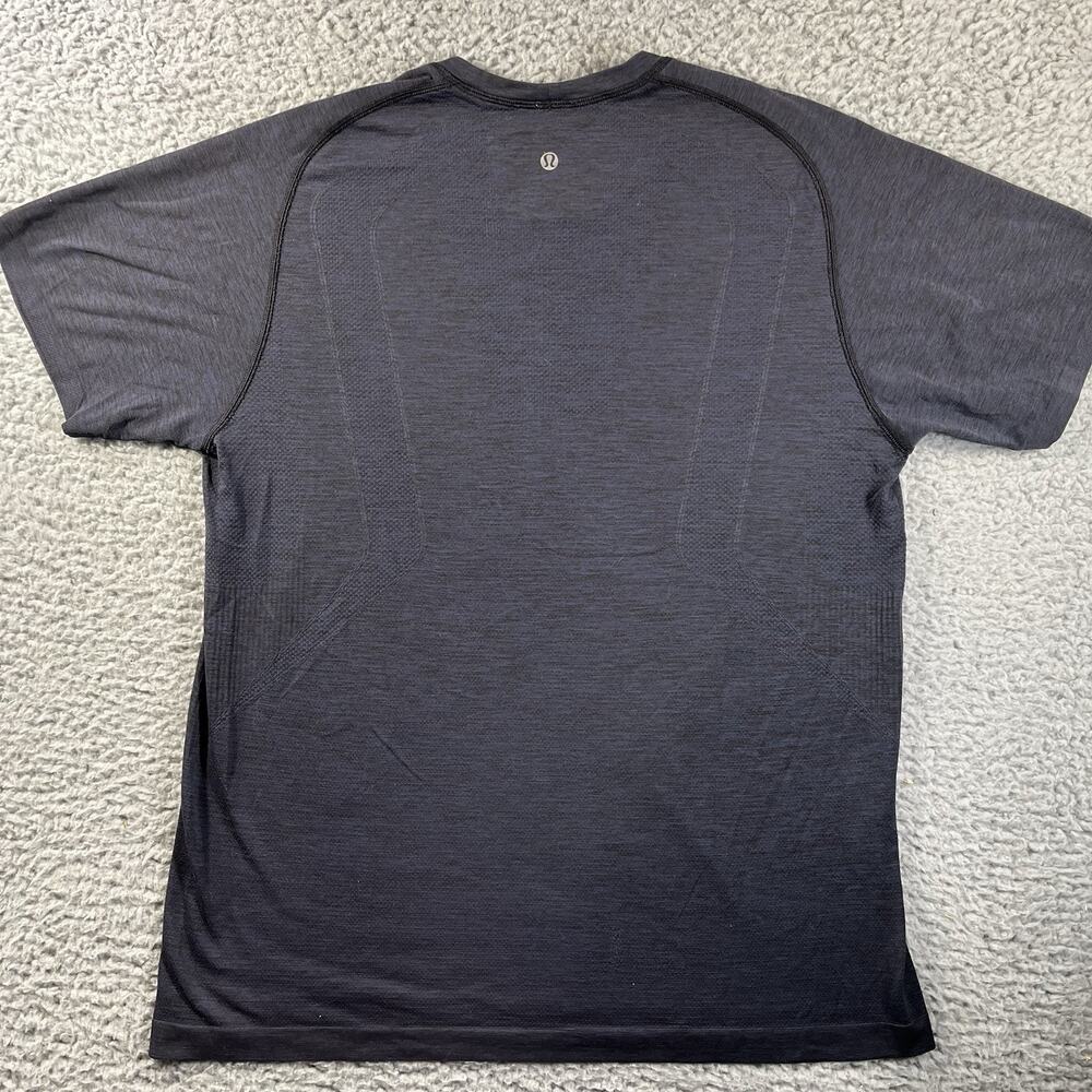 Lululemon Metal Vent Tech SS Shirt Mens Large Gray Athletic Running Gym Tee